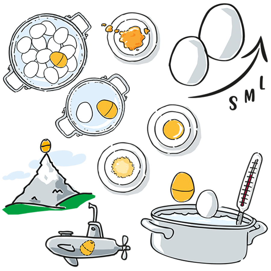 BEEP SINGING EGG TIMER LIGHT BLUE - DYKE & DEAN