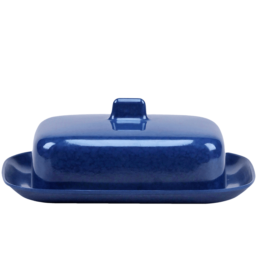 MELAMINE BUTTER DISH BLUE DYKE DEAN