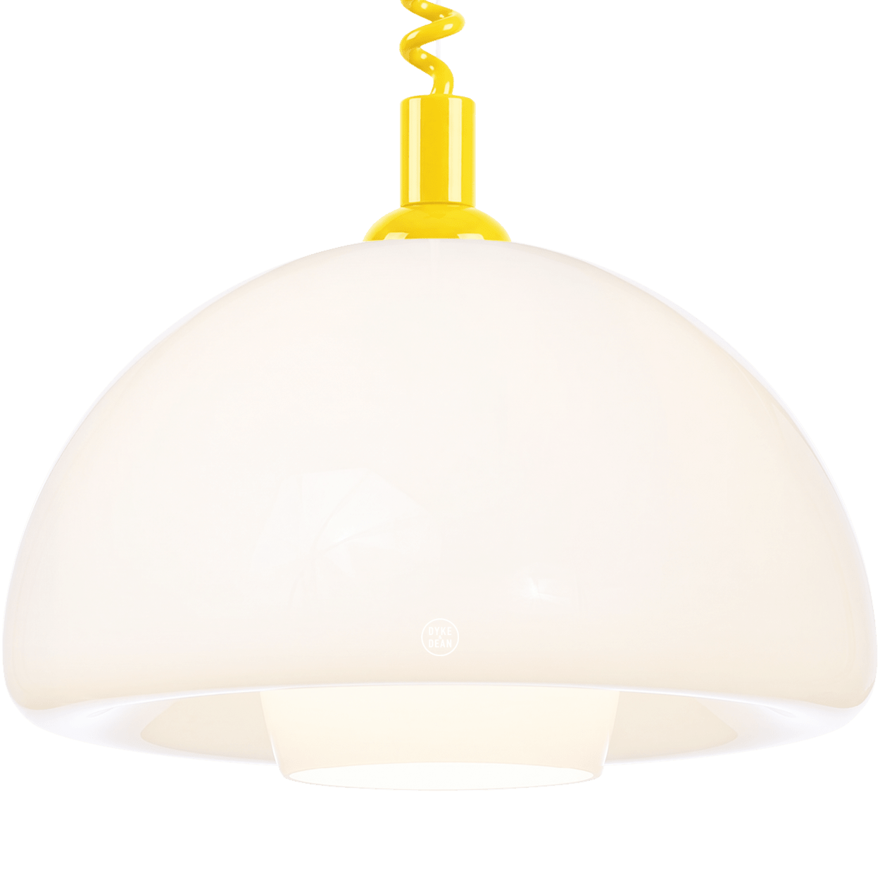 60's OPALINE RETRACTABLE CORD LIGHT - DYKE & DEAN