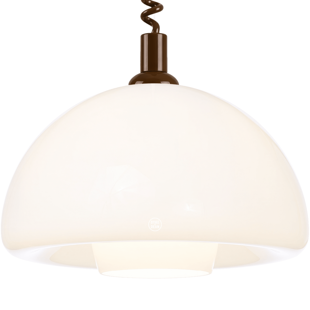 60's OPALINE RETRACTABLE CORD LIGHT - DYKE & DEAN