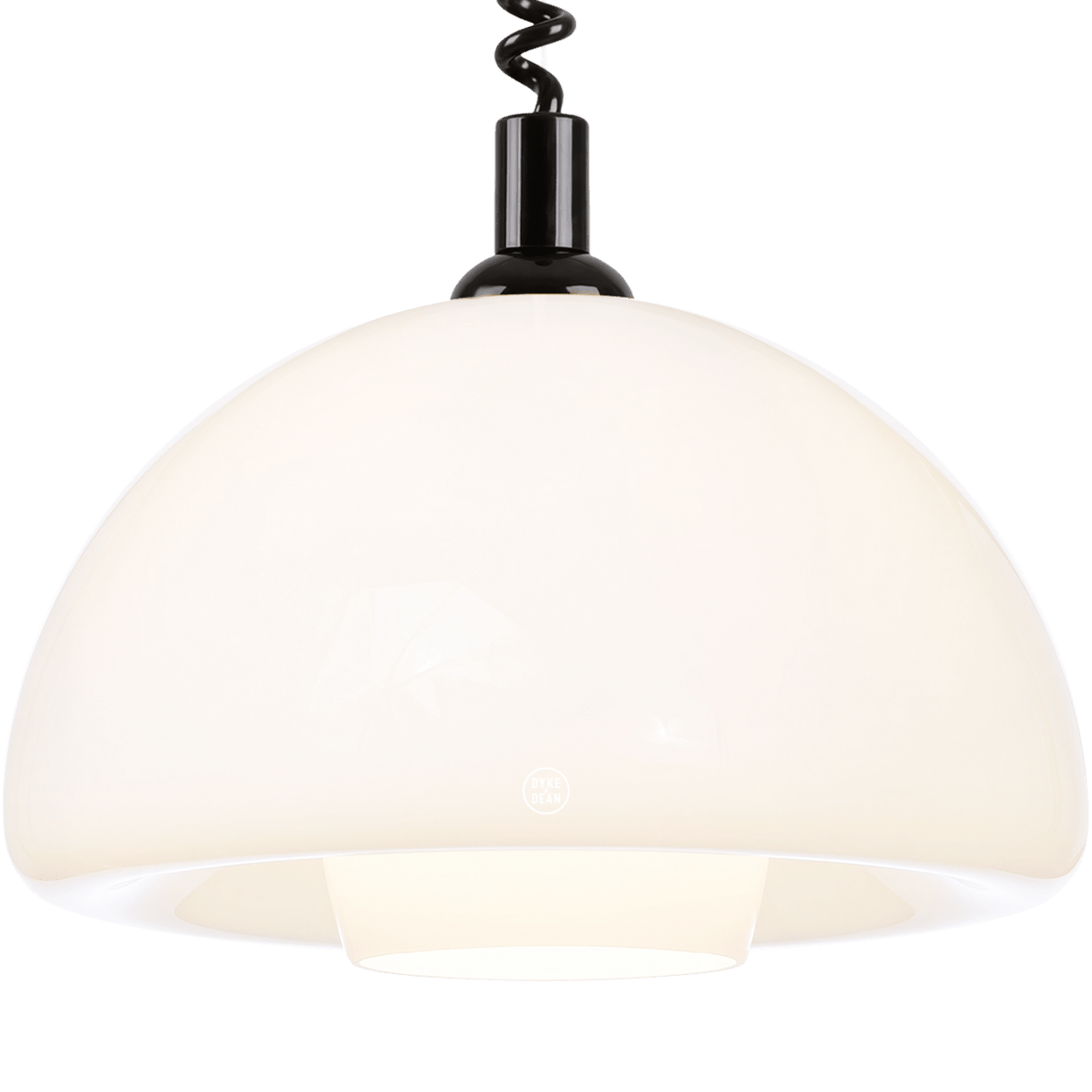 60's OPALINE RETRACTABLE CORD LIGHT - DYKE & DEAN