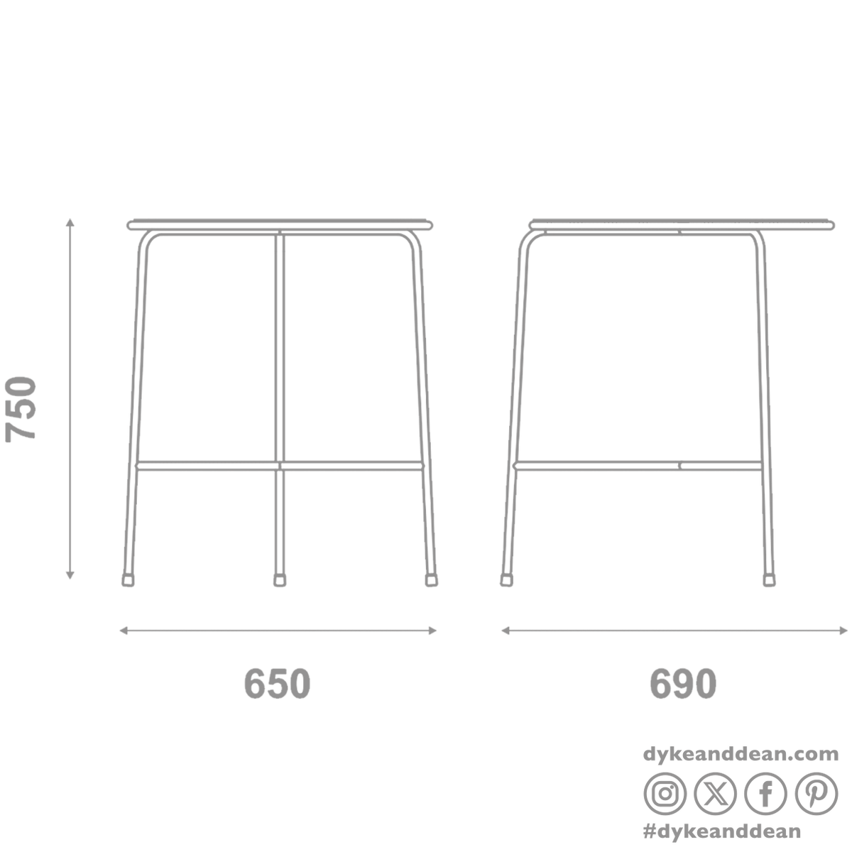 ADICO AÇO TABLE 60