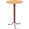 ADICO MAR HIGH TABLE 60 WOOD TOP