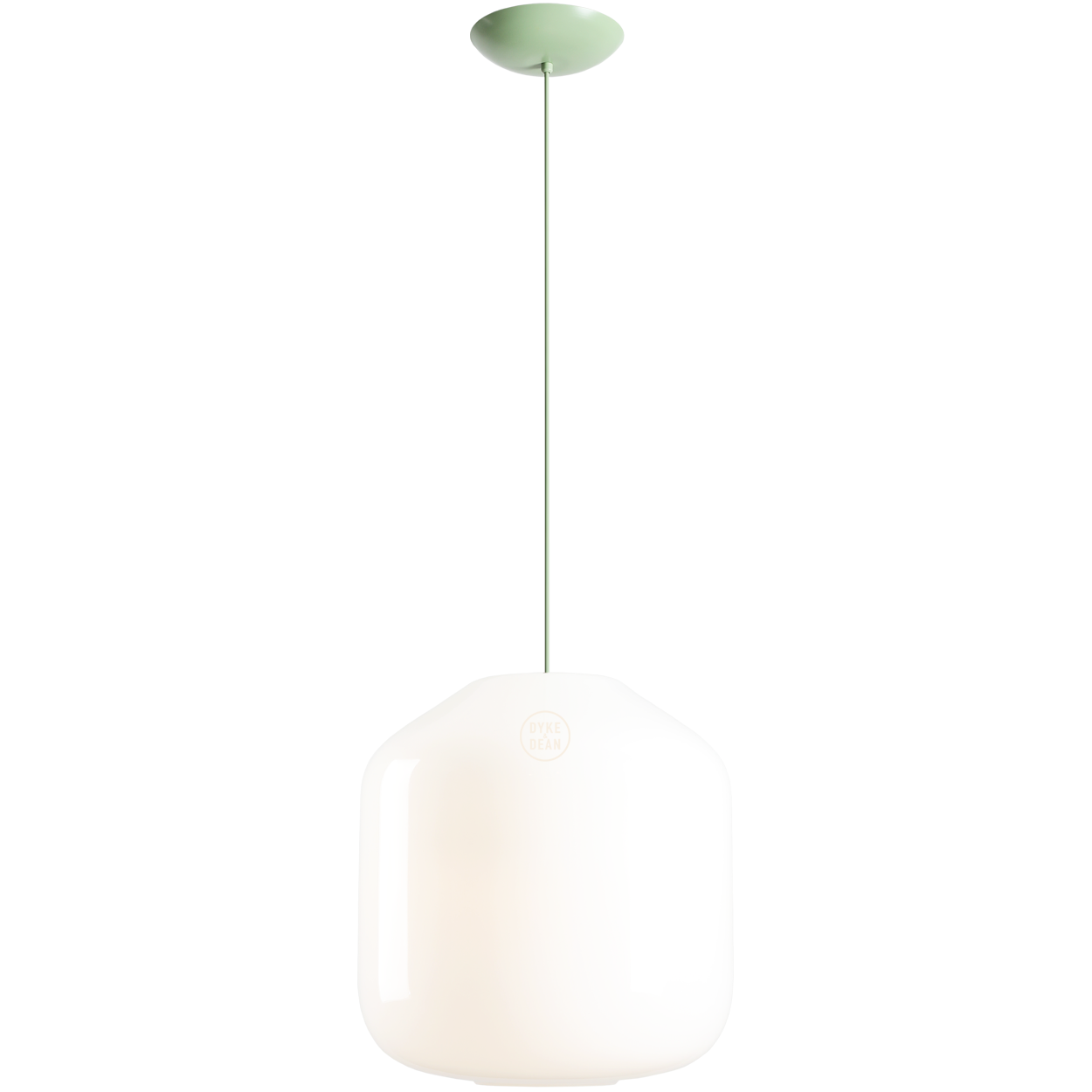 FLASK SAGE GREEN GLASS PENDANT LIGHT XL