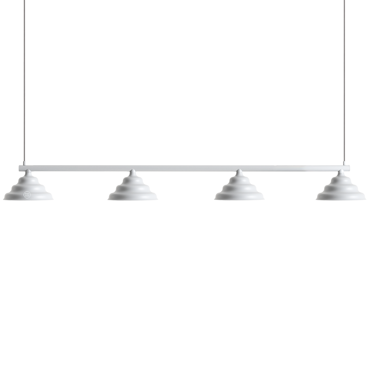 WAVE SUSPENSION BAR PENDANT 4 LIGHT GREY