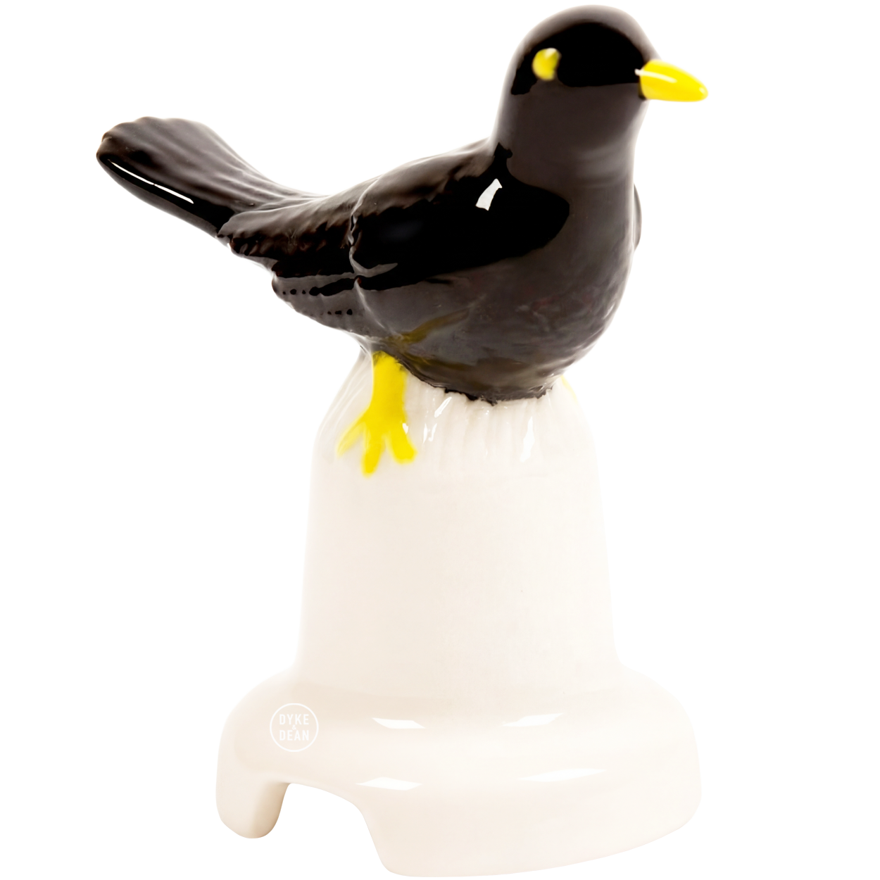 CERAMIC BLACKBIRD PIE VENT PIE BIRD
