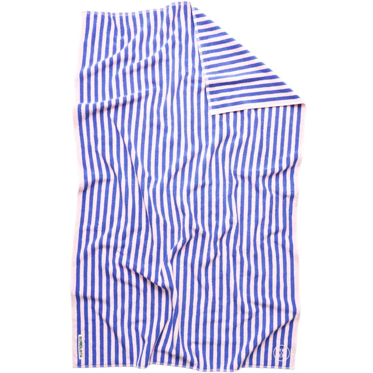 NARAM BATH TOWELS DAZZLING BLUE & ROSE