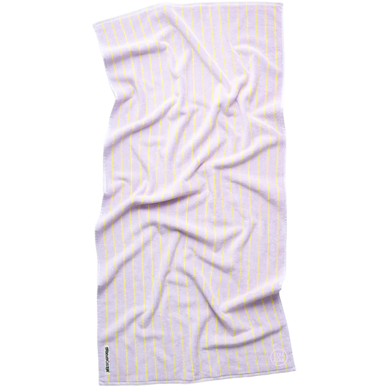 NARAM BATH TOWELS LILAC & NEON YELLOW