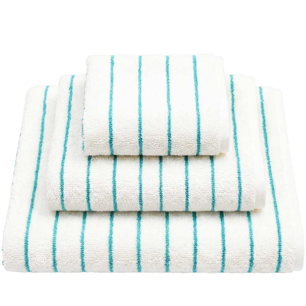 NARAM BATH TOWELS PURE WHITE & GRASS