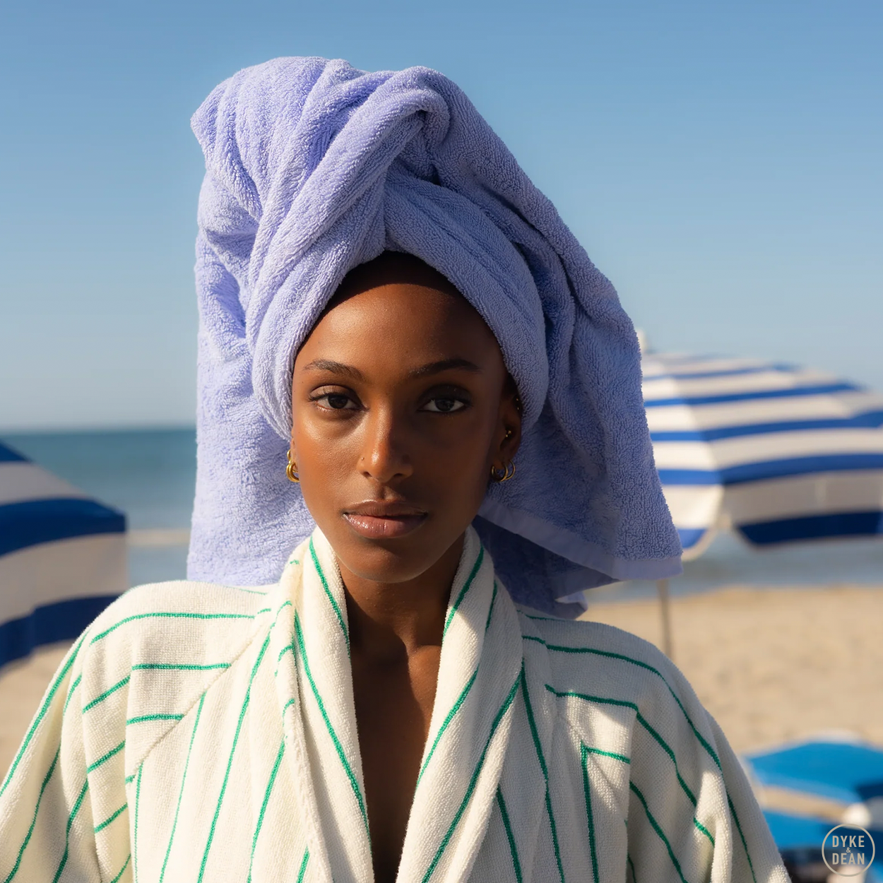 NARAM BATH TOWELS LILAC & NEON YELLOW