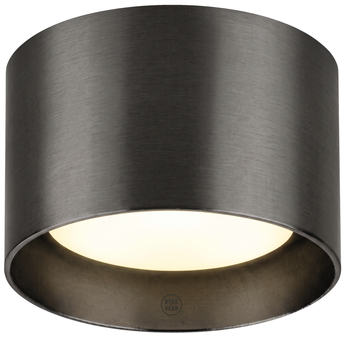Ceiling puck light gun metal