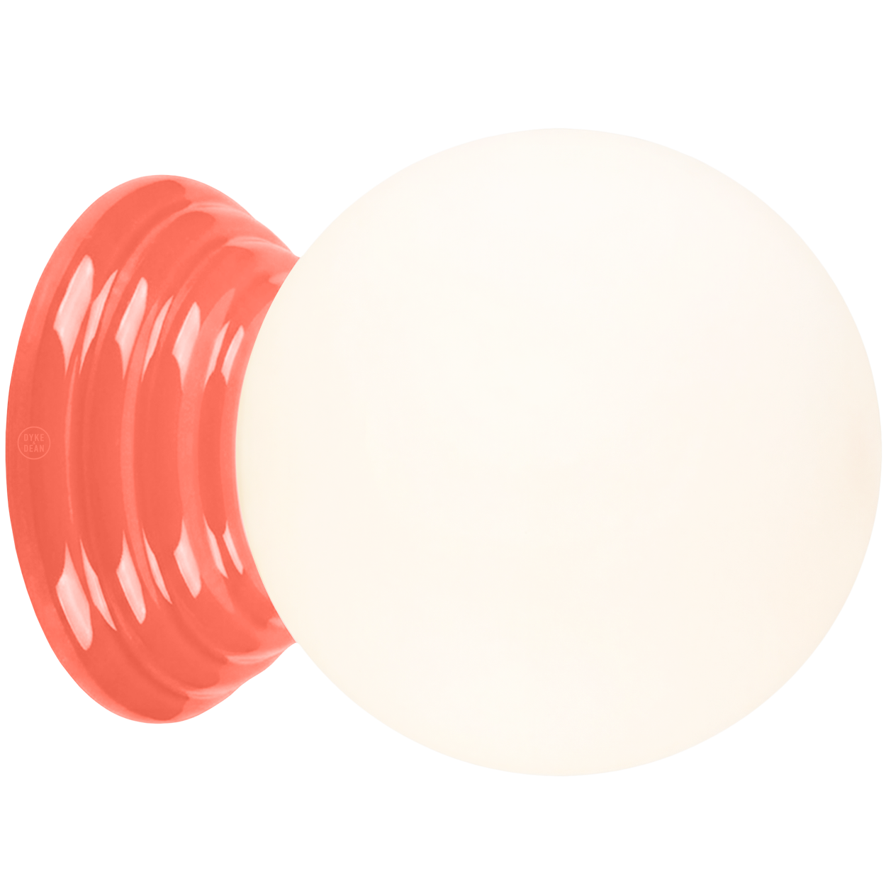 CORAL CERAMIC SCONCE WATERPROOF OPAL GLOBE WALL LIGHT
