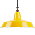 Dyke & Dean pendant lampshade Yellow with hook & chain set