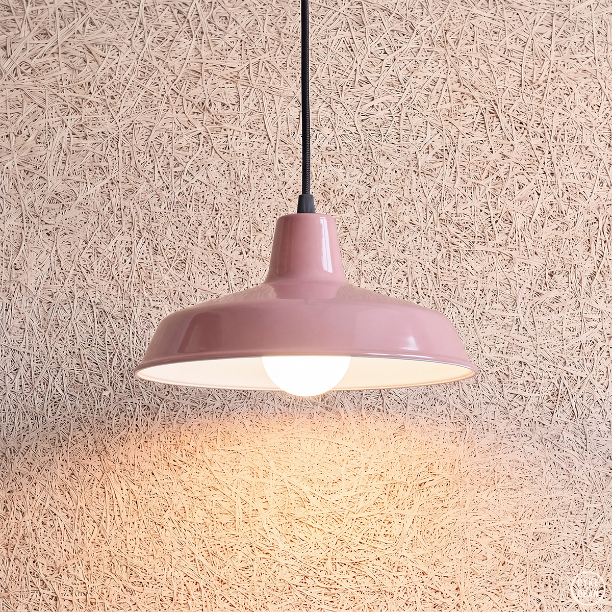 DYKE & DEAN SMALL PENDANT LAMPSHADE PINK