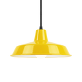DYKE & DEAN SMALL PENDANT LAMPSHADE YELLOW E27 BULB HOLDER