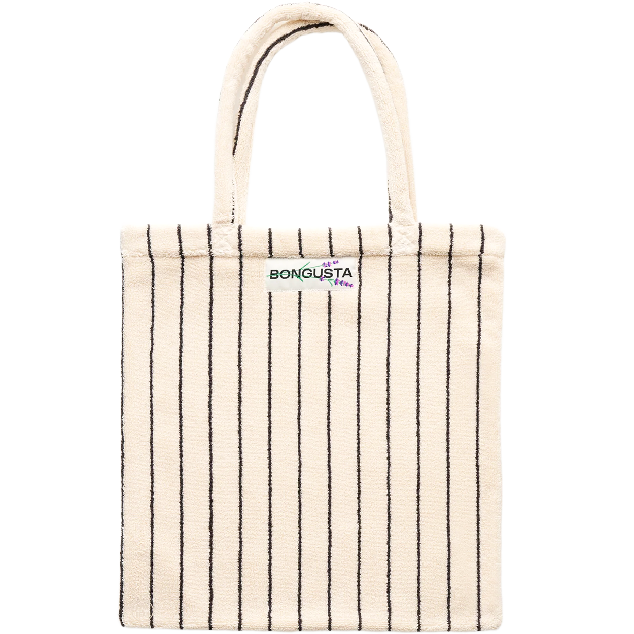 TOWEL FABRIC TOTE BAG CREAM & INK