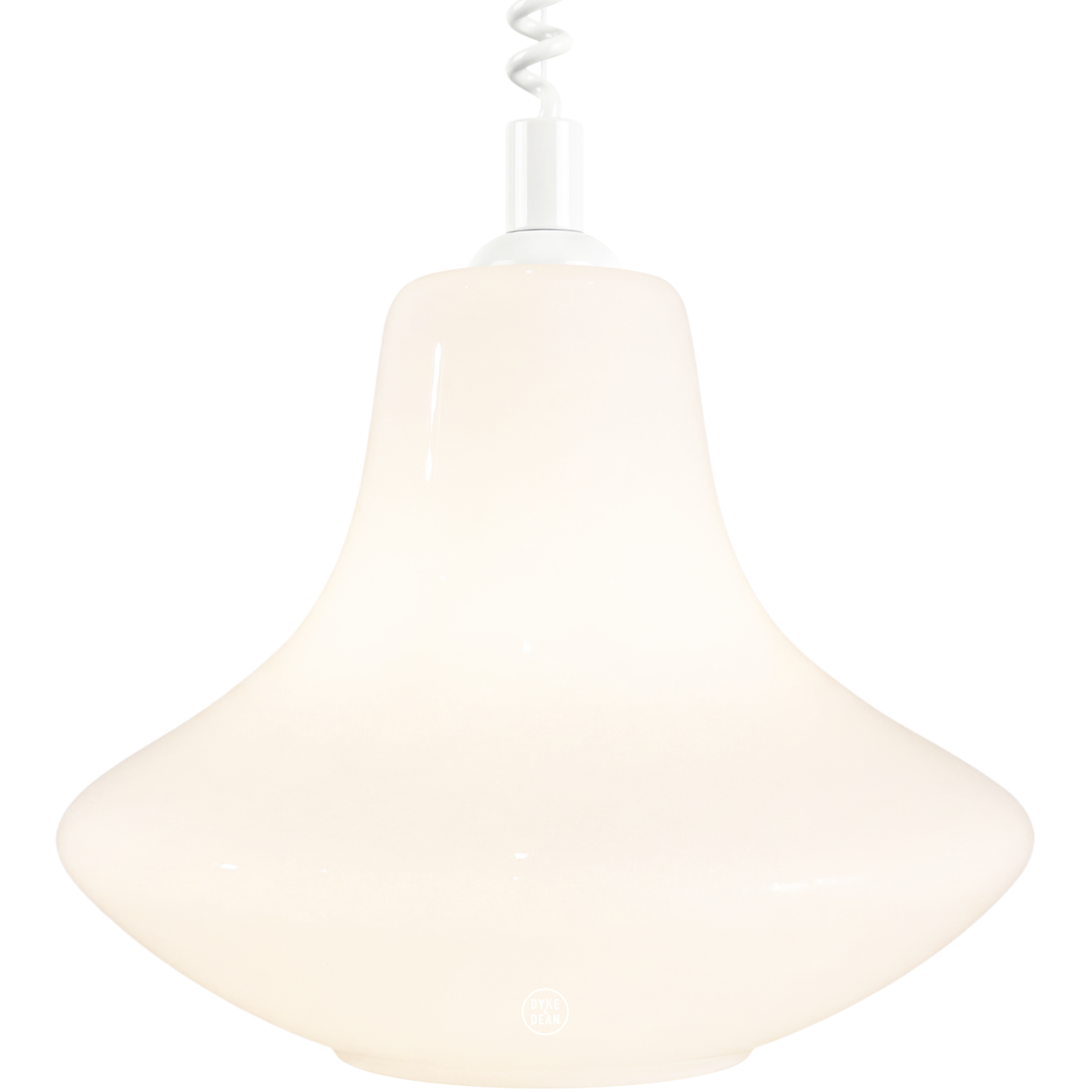 DANISH OPALINE RETRACTABLE CORD LIGHT