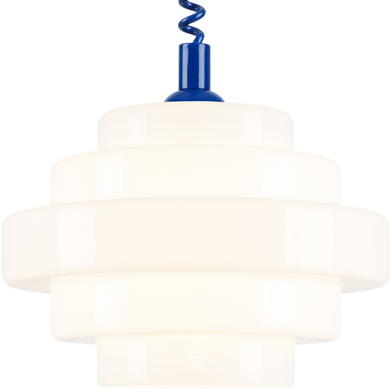 SMALL BAUHAUS OPALINE RETRACTABLE CORD LIGHT
