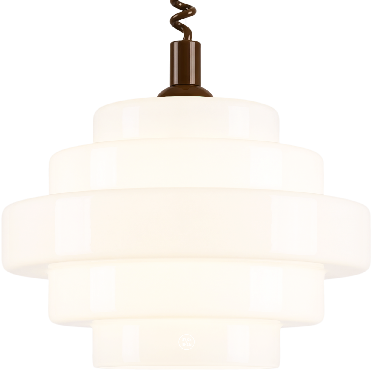 SMALL BAUHAUS OPALINE RETRACTABLE CORD LIGHT