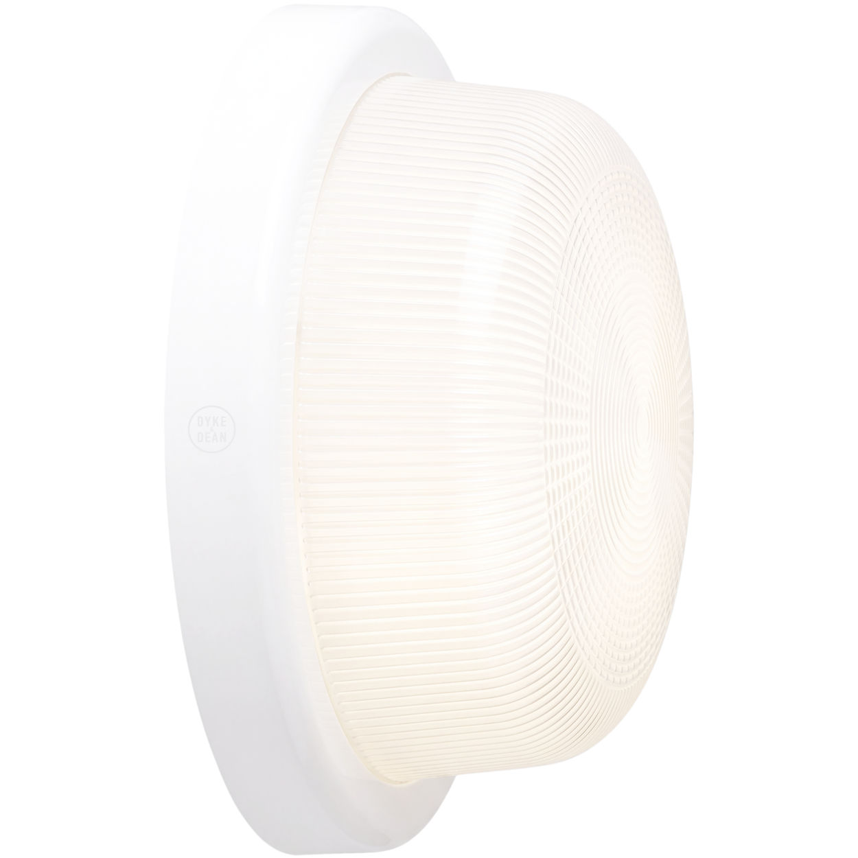 WHITE RIM ROUND WALL & CEILING BULKHEAD LIGHT