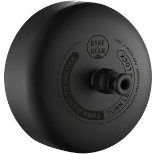 HOTEL RETRACTABLE CLOTHING LINE MATT BLACK -  - DYKE & DEAN  - Homewares | Lighting | Modern Home Furnishings