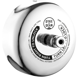 HOTEL RETRACTABLE CLOTHING LINE CHROME -  - DYKE & DEAN  - Homewares | Lighting | Modern Home Furnishings