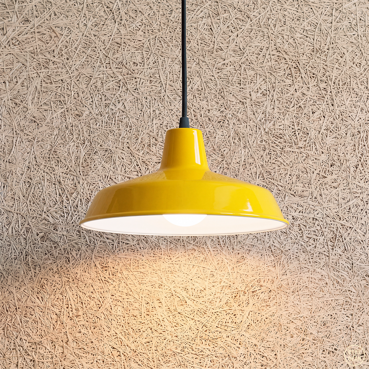 Dyke & Dean small pendant lampshade Yellow
