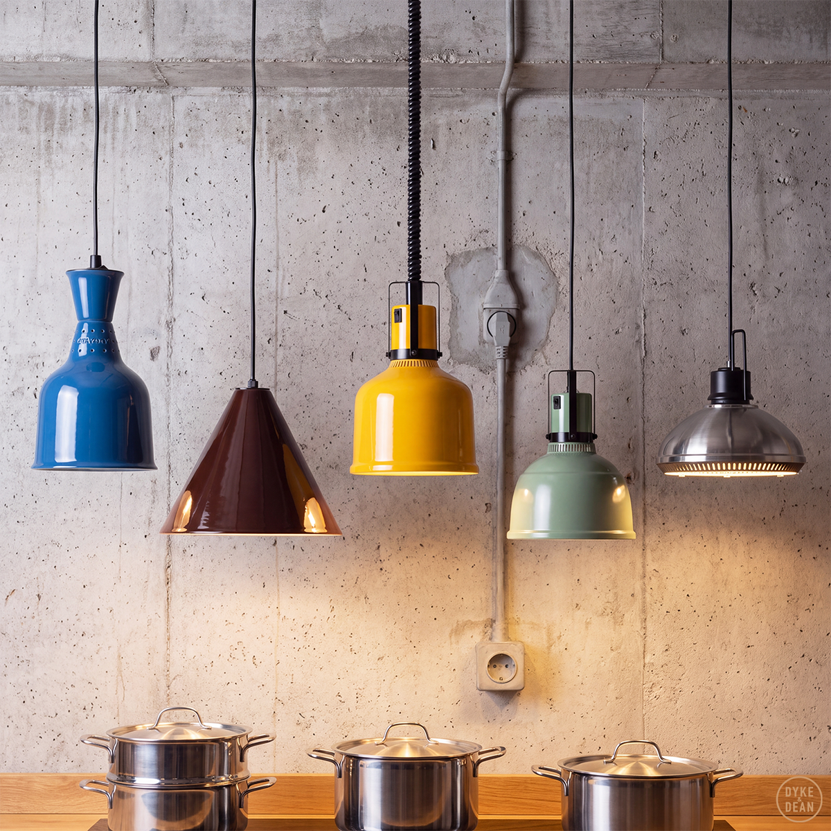 Stay hot heat lamp pendant focus MO cord colour