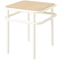 TOLIX UD SIDE TABLE NATURAL OAK TOP