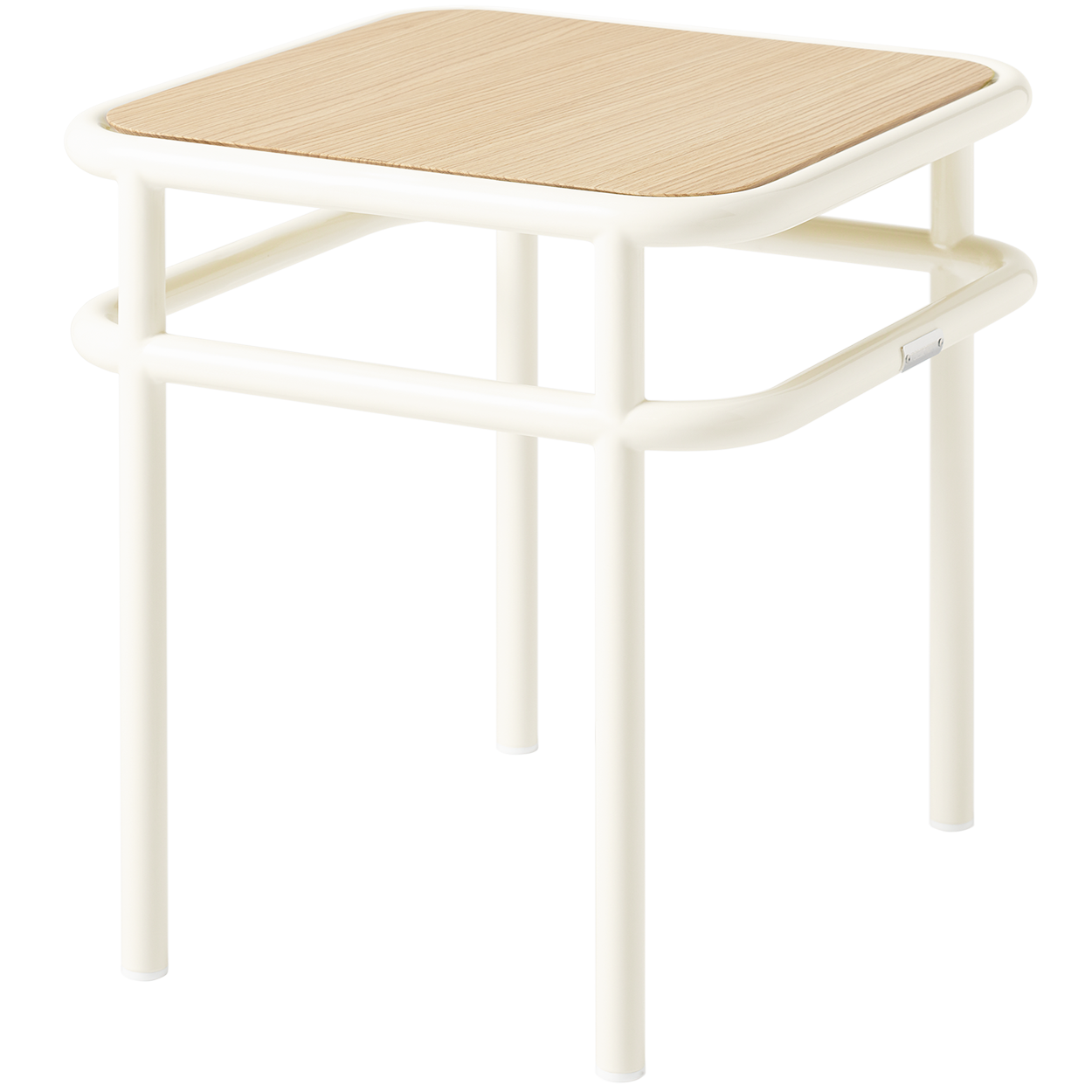 TOLIX UD SIDE TABLE NATURAL OAK TOP