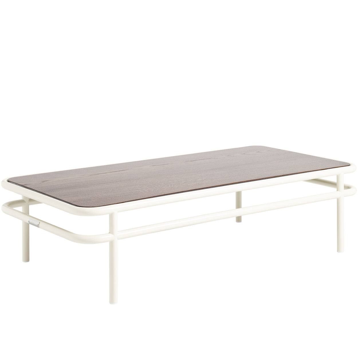 TOLIX UD WALNUT STAINED OAK TOP COFFEE TABLE 120x60