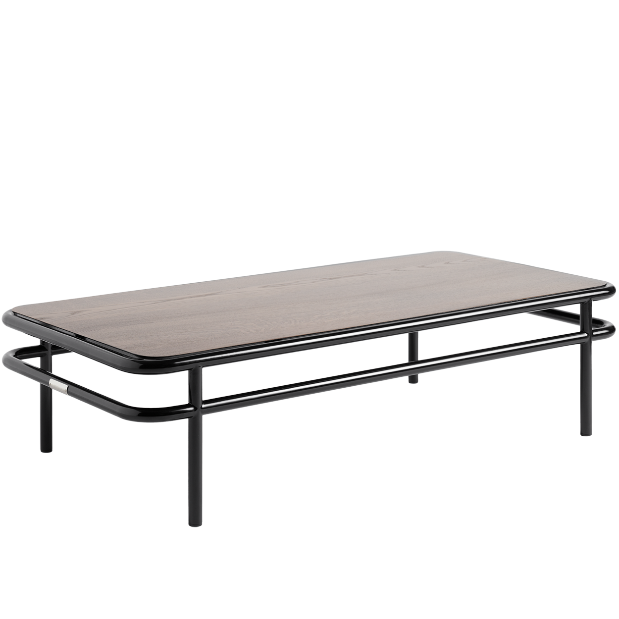 TOLIX UD WALNUT STAINED OAK TOP COFFEE TABLE 120x60