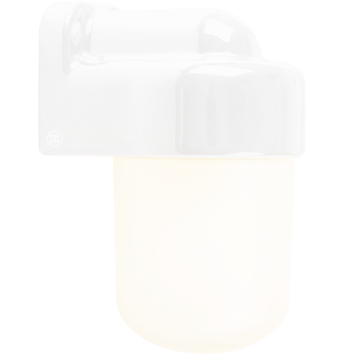 WHITE FROSTED PORCELAIN WATERPROOF SAUNA WALL LIGHT