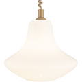 DANISH OPALINE RETRACTABLE CORD LIGHT