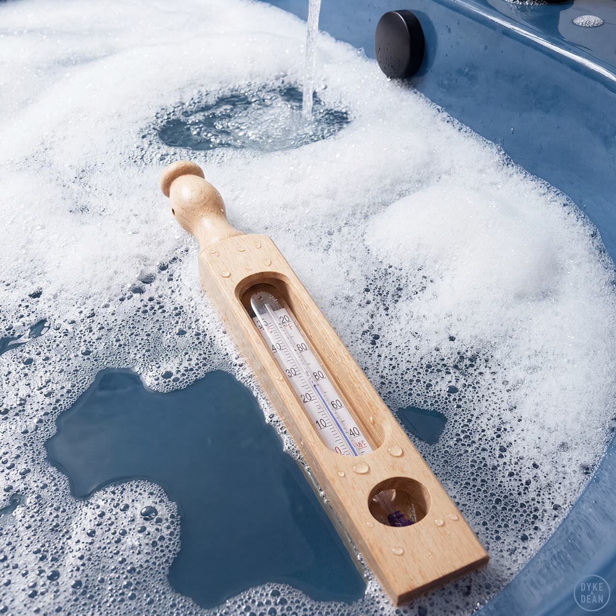 WOODEN BATH THERMOMETER