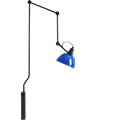 AIDA ADJUSTABLE ARM LIGHT SHADE COBALT - DYKE & DEAN