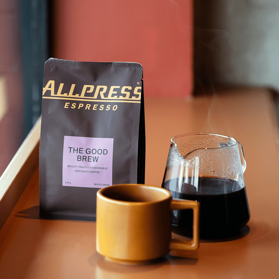 ALLPRESS WHOLE BEAN COFFEE 250g THE GOOD BREW - DYKE & DEAN