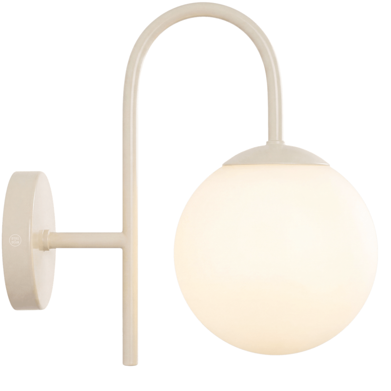 ARC WALL LIGHT SMALL GLOBE - DYKE & DEAN