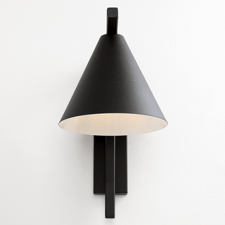 BATON CONE WALL LIGHT BLACK - DYKE & DEAN