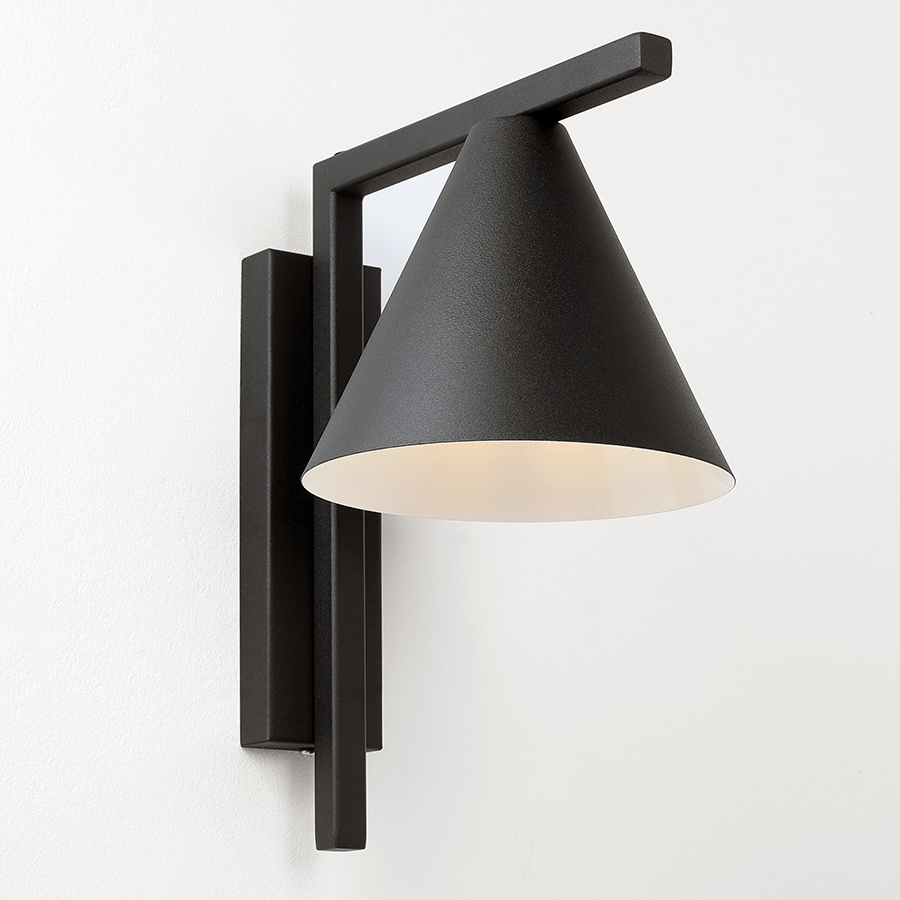 BATON CONE WALL LIGHT BLACK - DYKE & DEAN