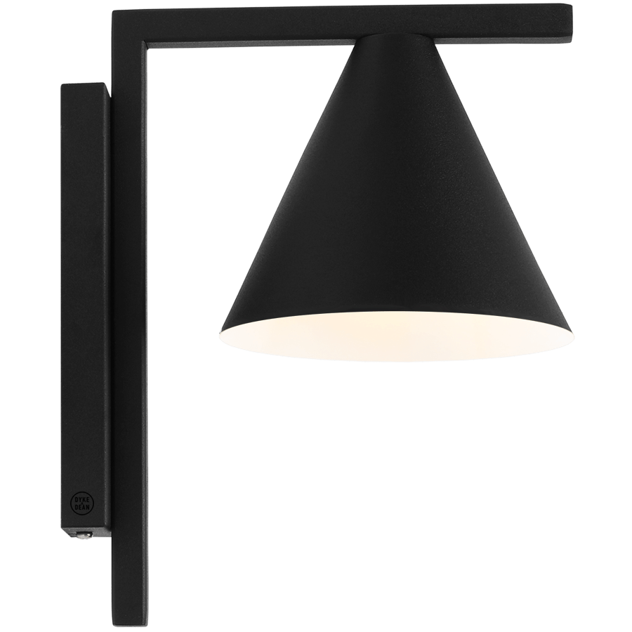 BATON CONE WALL LIGHT BLACK - DYKE & DEAN