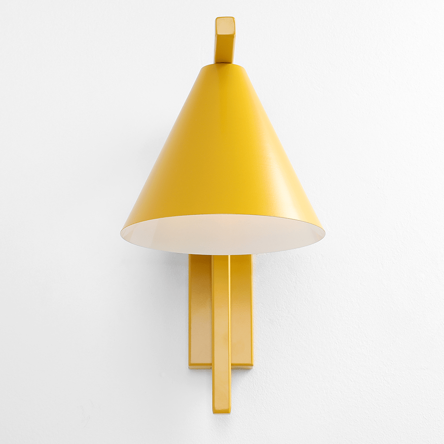 BATON CONE WALL LIGHT YELLOW - DYKE & DEAN