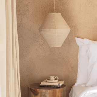 BELLA NATURAL LINEN LIGHT SHADE - DYKE & DEAN
