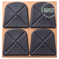 BLACK MAGNETIC NON SLIP TOLIX SEAT PAD OUTLET - DYKE & DEAN