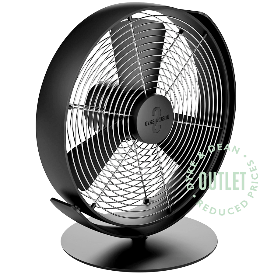 BLACK USB PORTABLE DESK FAN OUTLET - DYKE & DEAN