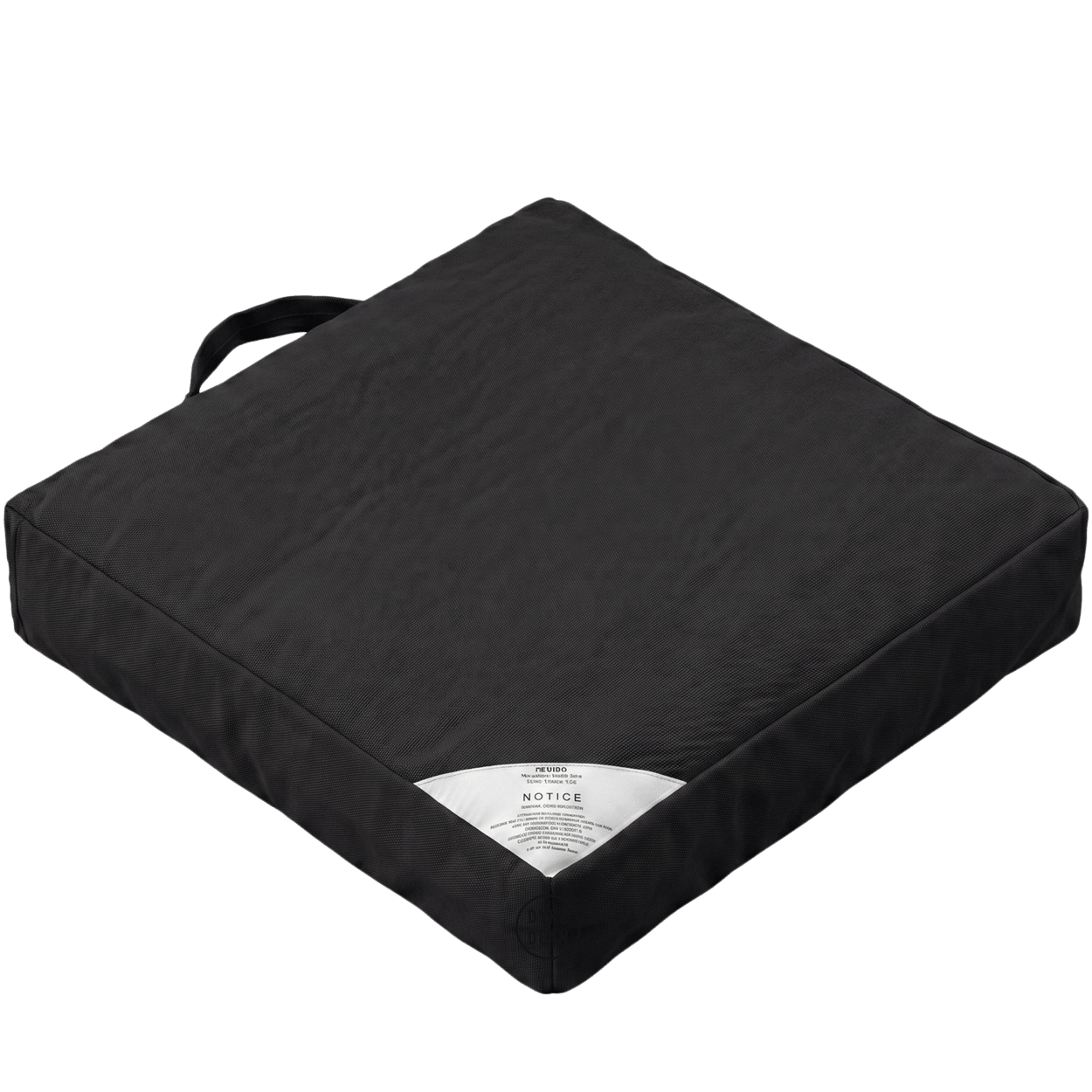 BLOCK SEAT CUSHION BLACK - DYKE & DEAN