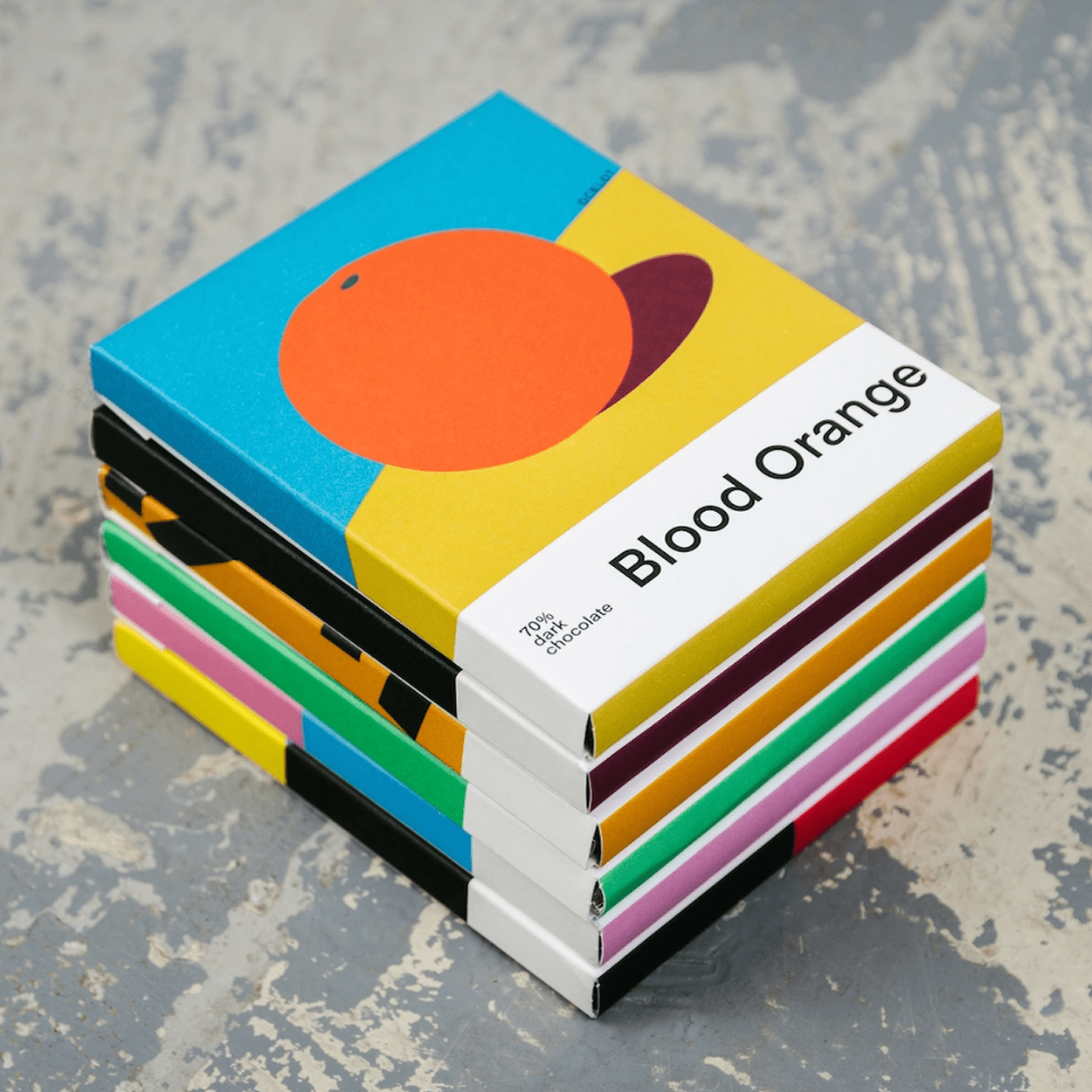 BLOOD ORANGE ORGANIC 70% DARK CHOCOLATE BAR - DYKE & DEAN