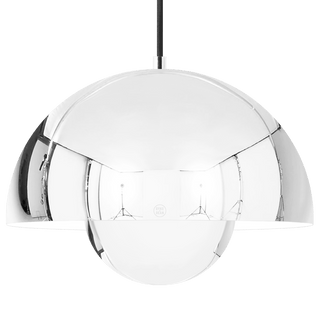 BLOOM POT PENDANT LAMP CHROME LARGE - DYKE & DEAN