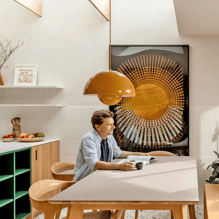 BLOOM POT PENDANT LAMP GREY LARGE - DYKE & DEAN