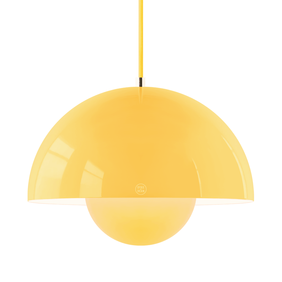 BLOOM POT PENDANT LAMP YELLOW - DYKE & DEAN